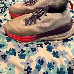 Cloves Shoes with Red and Purple Highlights